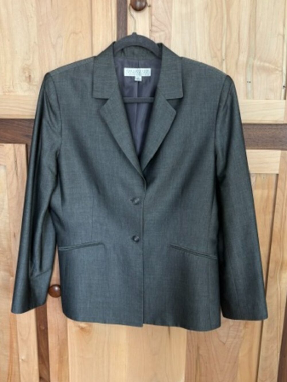 Collection Fifty Nine Blazer, Gray, Size 14